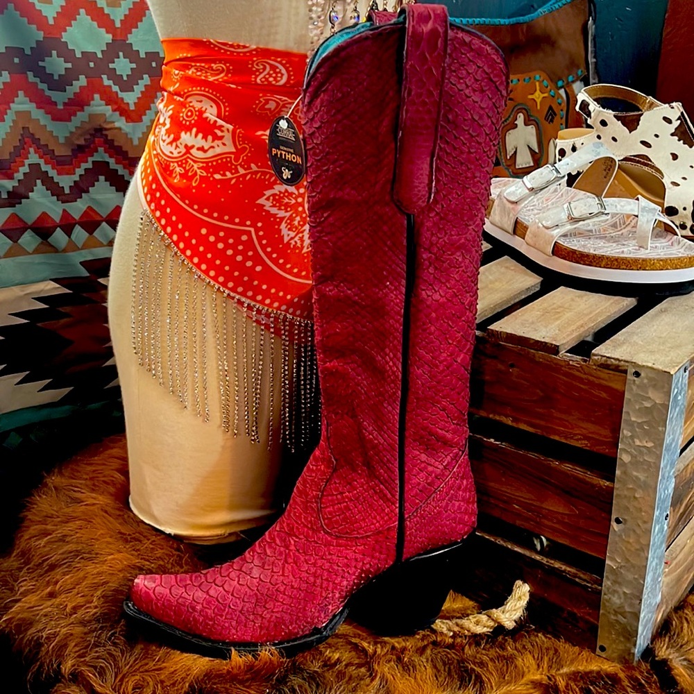 Corral python, exotic Boots - Picture 4 of 4